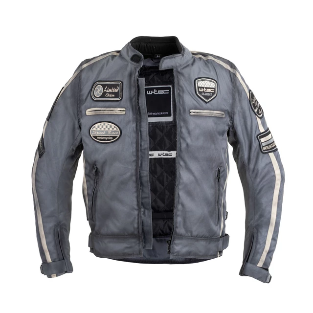 Męska kurtka motocyklowa W-TEC Patriot - Szary