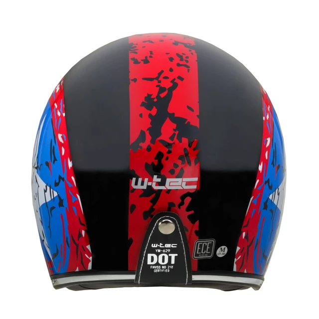 Kask motocyklowy otwarty W-TEC Café Racer - Wielka gwiazda