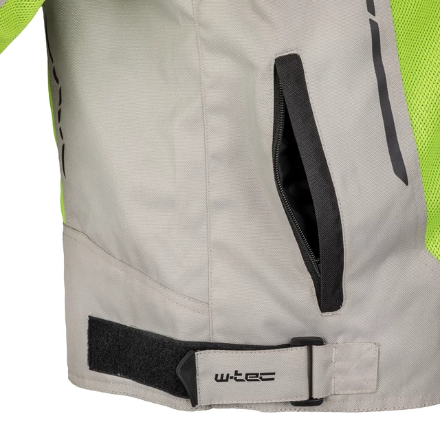 Męska kurtka motocyklowa letnia W-TEC Saigair - Fluo Yellow-Black