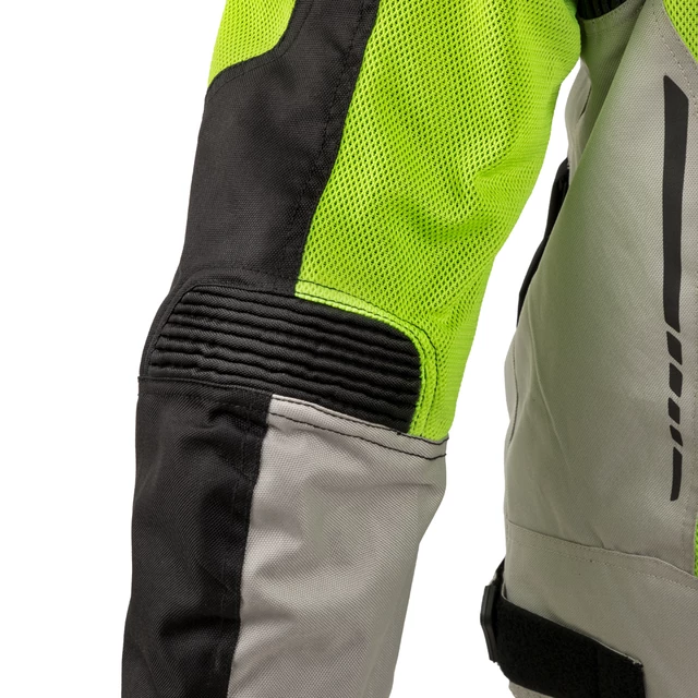 Męska kurtka motocyklowa letnia W-TEC Saigair - Fluo Yellow-Black