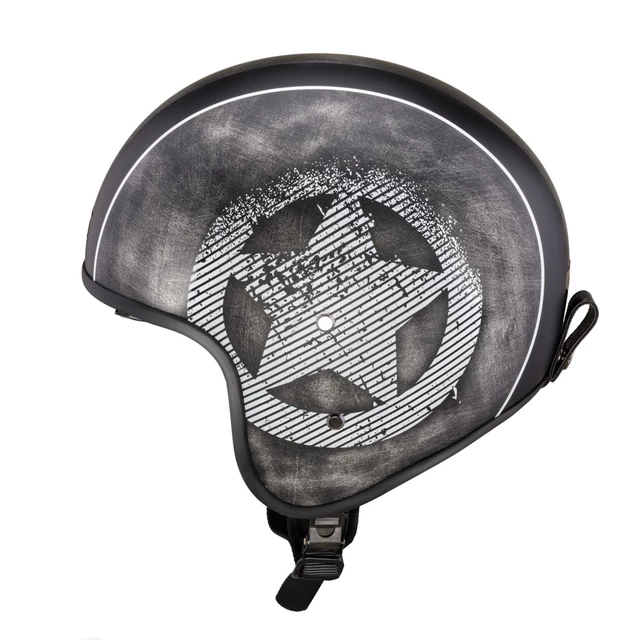 Kask motocyklowy otwarty W-TEC Angeric Grey Star - Szara Gwiazda