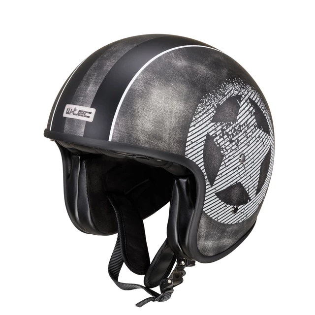 Kask motocyklowy otwarty W-TEC Angeric Grey Star - Szara Gwiazda - Szara Gwiazda