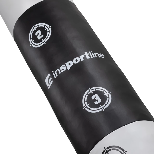 Worek bokserski treningowy inSPORTline Robkin 35x150cm / 40kg - Czarno-biały