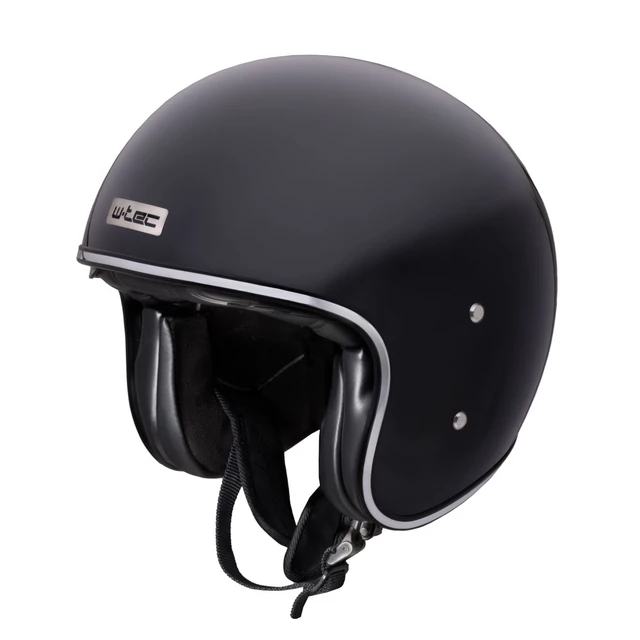 Kask motocyklowy otwarty W-TEC Angeric Gloss Black - Gloss Black - Gloss Black