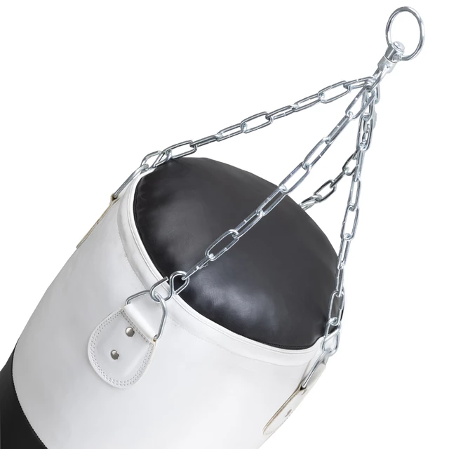 Worek bokserski treningowy inSPORTline Robkin 35x120cm / 33kg - Czarno-biały