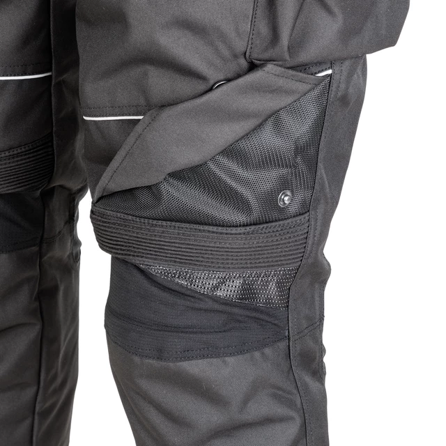 Męskie spodnie motocyklowe W-TEC Thollte - Czarny
