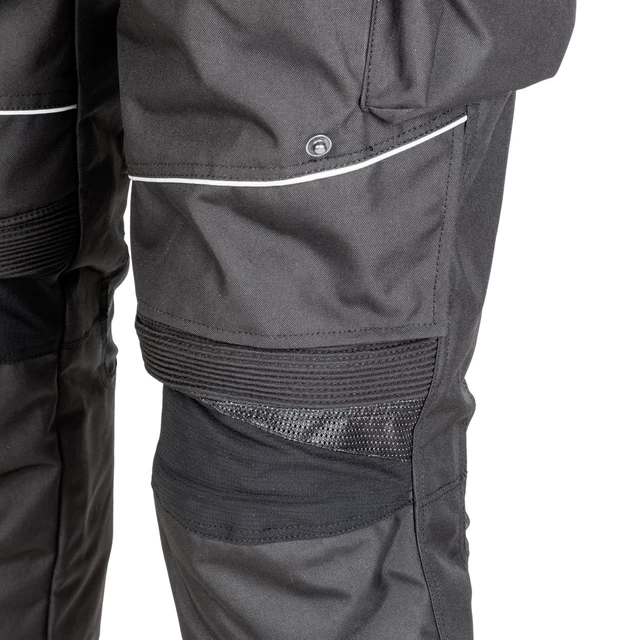 Męskie spodnie motocyklowe W-TEC Thollte - Czarny