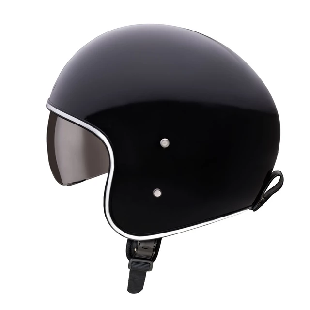 Kask motocyklowy otwarty W-TEC Angeric Gloss Black - Gloss Black