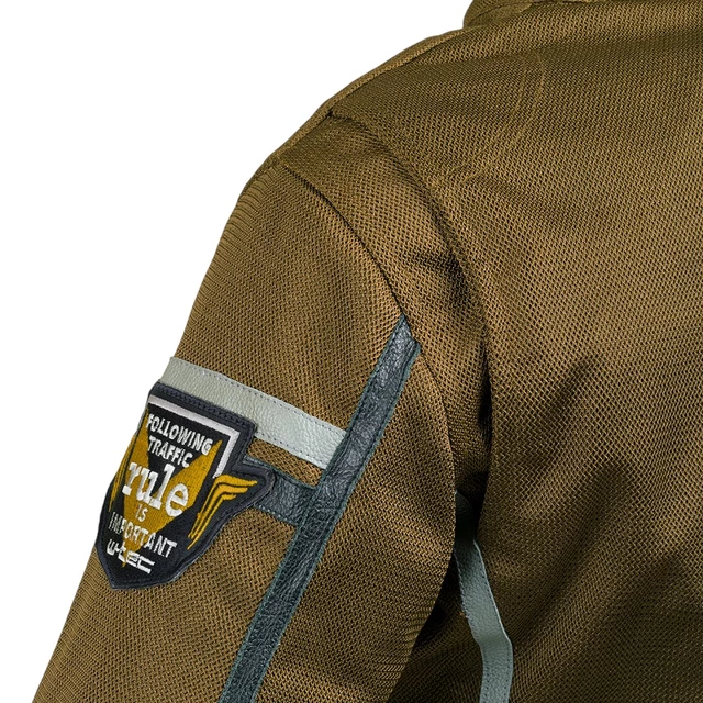 Męska kurtka motocyklowa W-TEC Bellvitage Brown Chameleon - kameleon khaki