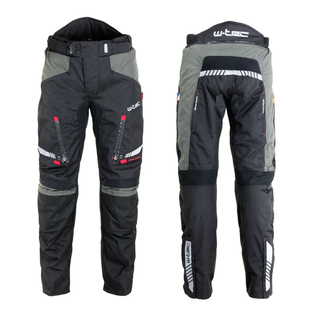 Spodnie motocyklowe męskie W-TEC Excellent - Szary - Szary