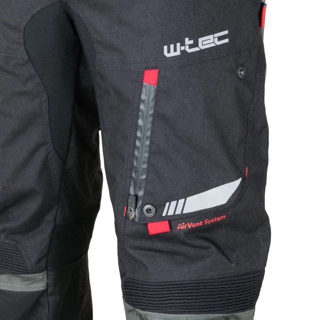 Spodnie motocyklowe męskie W-TEC Excellent - Szary