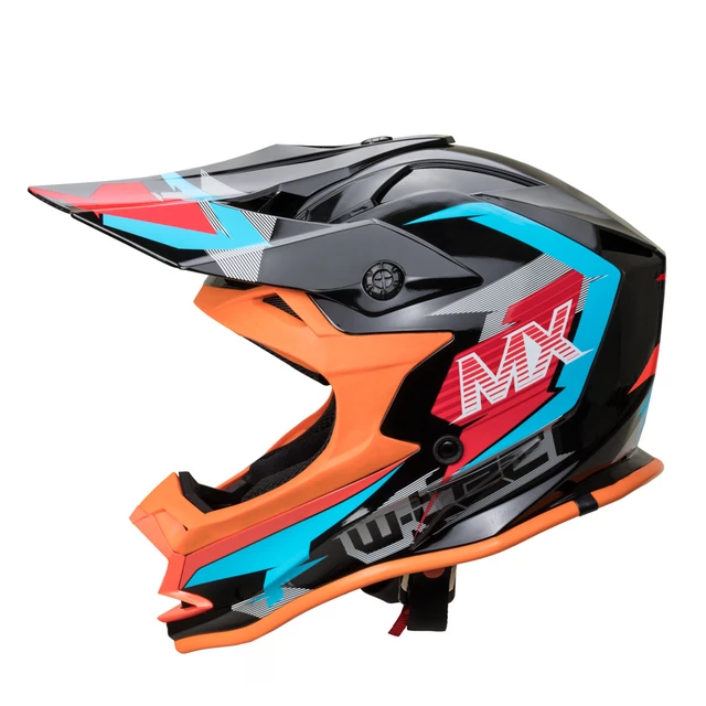 Kask motocyklowy downhill cross enduro W-TEC V321 - Światło księżyca
