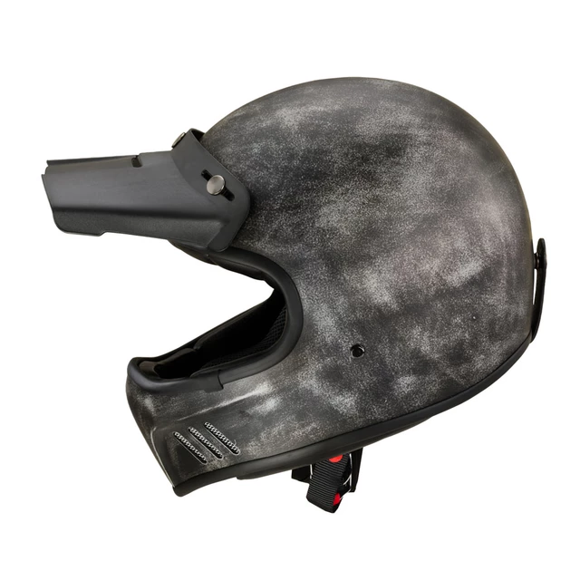 Kask motocyklowy motocross W-TEC Retron - Zardzewiały Szary