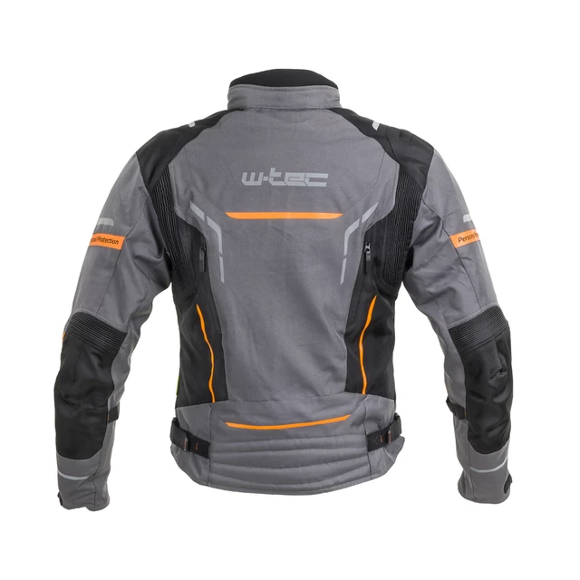 Męska kurtka motocyklowa W-TEC Brandon - Czarny-fluo żółty
