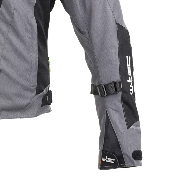 Męska kurtka motocyklowa W-TEC Brandon - Czarny-fluo żółty