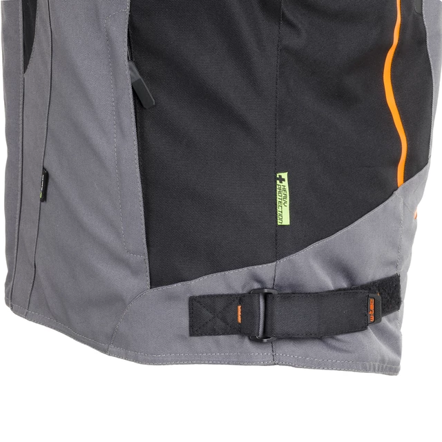 Męska kurtka motocyklowa W-TEC Brandon - Czarny-fluo żółty