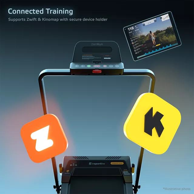 Bieżnia składana 2w1 inSPORTline ZenRun NOON - OUTLET