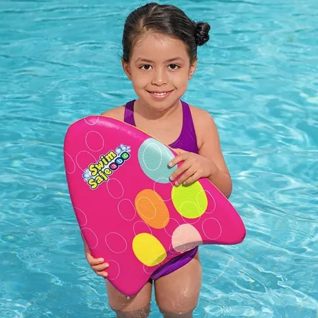 Deska do pływania dla dzieci Bestway Aquastar Swim Safe ∙ ergonomiczny kształt ∙ wspiera naukę pływania ∙ solidna konstrukcja - Różowy