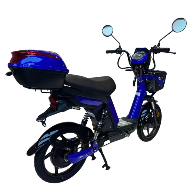 Skuter elektryczny W-TEC E-Greta II 12Ah 18" ∙ silnik 350 W ∙ zasięg do 50 km ∙ nośność 120 kg ∙ akumulator 15 Ah - Czarny