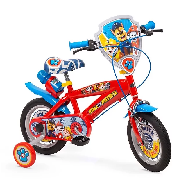 Rower dziecięcy Toimsa Paw Patrol Boy 14" ∙ Psi Patrol ∙ kółka boczne ∙ nośność 50 kg ∙ bidon z uchwytem ∙ błotniki ∙ osłona łańcucha