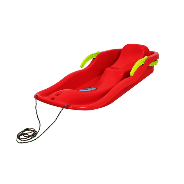 Sanki plastikowe z hamulcami STT Hurricane - Niebieski - Czerwony