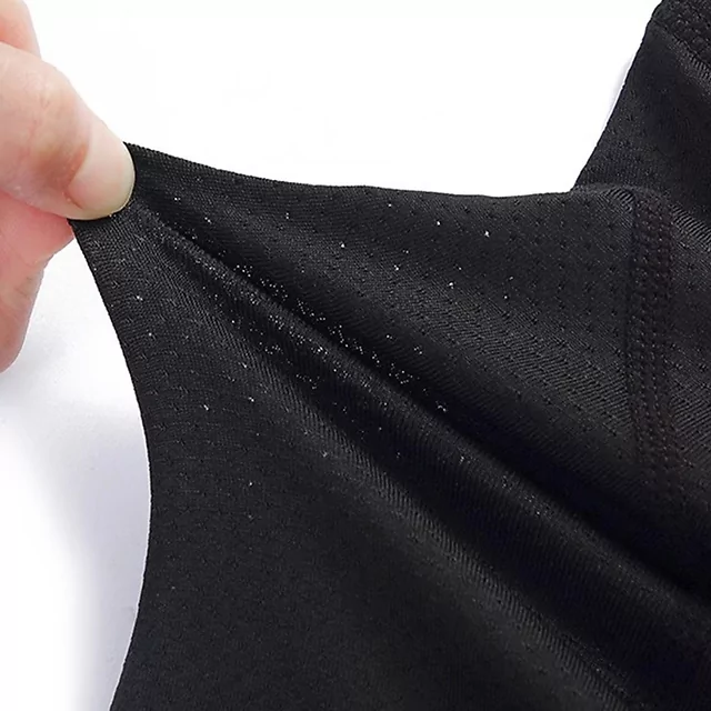 Damskie majtki rowerowe z wkładką żelową inSPORTline Stradina ∙ redukcja otarć ∙ płaskie szwy ∙ szybkoschnący materiał - Czarny