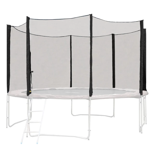 Ochronna siatka do trampoliny inSPORTline Froggy PRO 366 cm - Zielony - Czarny