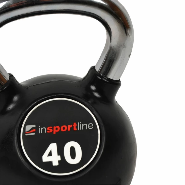 Hantla gumowana inSPORTline Kettlebell Profi 40 kg