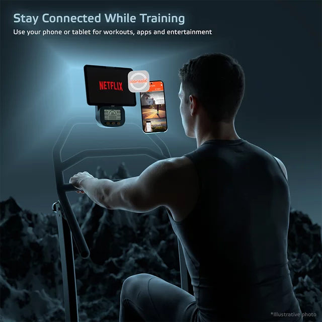 Schody fitness inSPORTline ZenPeak 80 ∙ 32 poziomy oporu ∙ nośność 135 kg ∙ 2 poziomy nachylenia ∙ hamulec elektromagnetyczny