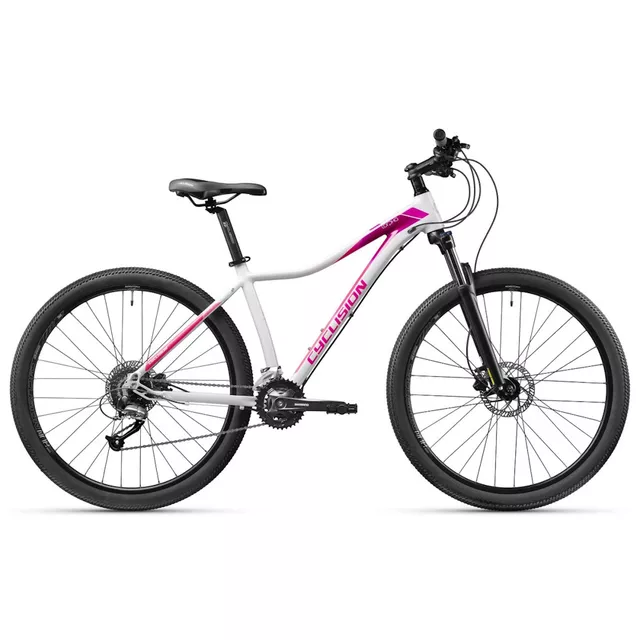 Damski rower górski Cyclision Corpha 3 MK-II 29" ∙ amortyzowany widelec ∙ hydrauliczne hamulce tarczowe ∙ rama aluminiowa ∙ 18 przełożeń - Pink Wave - Pink Wave