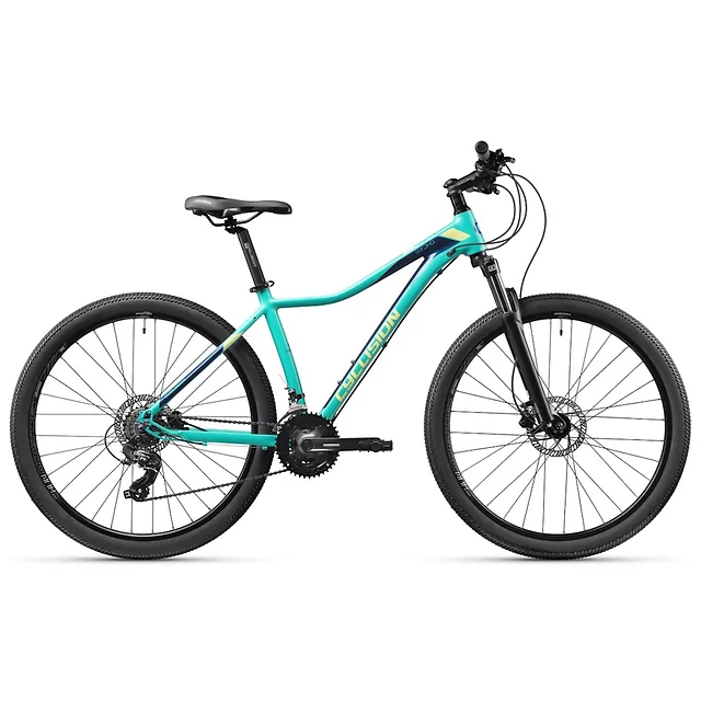 Damski rower górski Cyclision Corpha 5 MK-II 29" ∙ hamulce tarczowe hydrauliczne ∙ napęd shimano 21 biegów ∙ widelec amortyzowany - Minty Gray - Caribbean Sea
