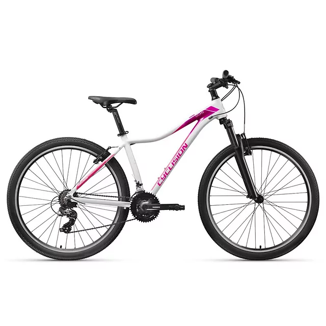 Damski rower górski Cyclision Corpha 6 MK-II 29" ∙ 21 biegów Shimano ∙ amortyzowany widelec ∙ hamulce V-brake ∙ rama aluminiowa - Pink Wave