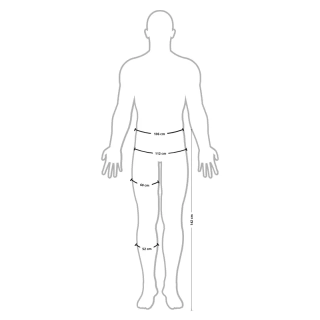 Nogawki do systemu masażu kompresyjnego inSPORTline 142x85 cm