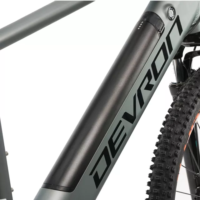 Górski rower elektryczny z amortyzacją Devron Vulcan 29" - model 2025 - Szary