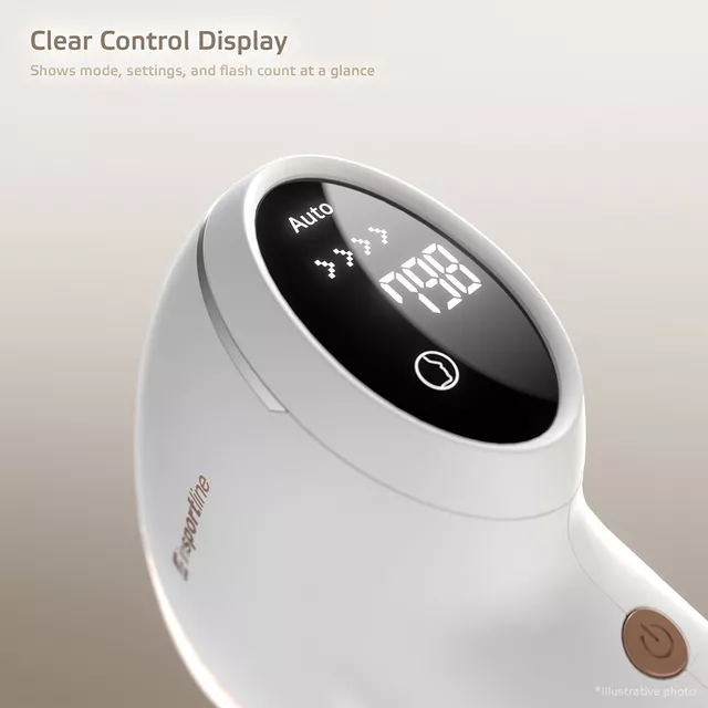 Depilator laserowy IPL inSPORTline Aphira ∙ 5 poziomów intensywności ∙ 990 000 błysków ∙ 3 nasadki ∙ okulary + tryb automatyczny