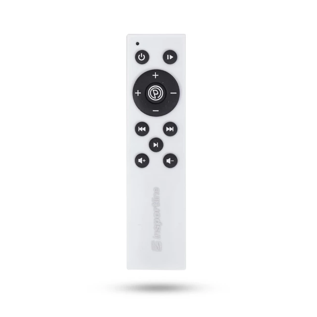 Platforma wibracyjna z linkami, głośnikiem, bluetooth inSPORTline Maviro - Grafitowy