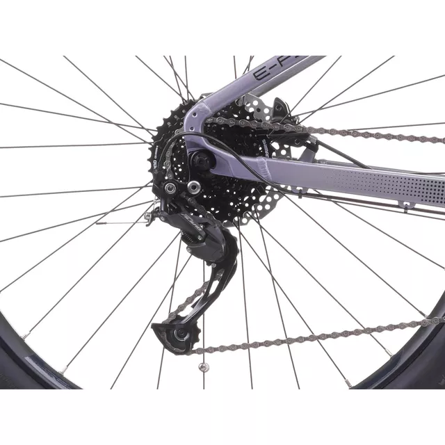 Górski rower elektryczny Crussis e-Fionna 7.11 ∙ Panasonic 250W ∙ 715Wh ∙ widelec Suntour 100mm ∙ hamulce hydrauliczne Shimano ∙ 9 biegów