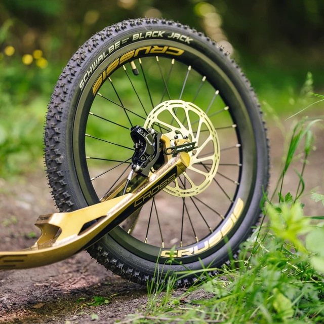 Hulajnoga Crussis Cross 9.2-1 złoto-czarna 27,5/20"