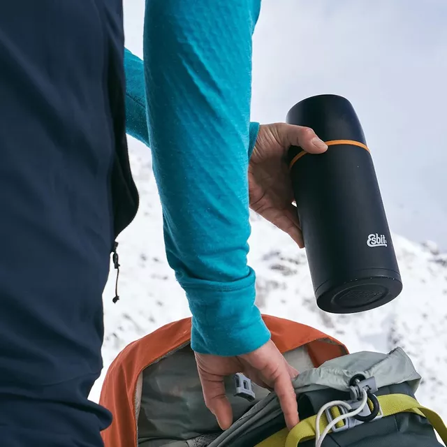 Termos próżniowy Esbit Classic VF750ML-2 ∙ stal nierdzewna ∙ z dwoma kubkami ∙ dwa korki ∙ powłoka proszkowa