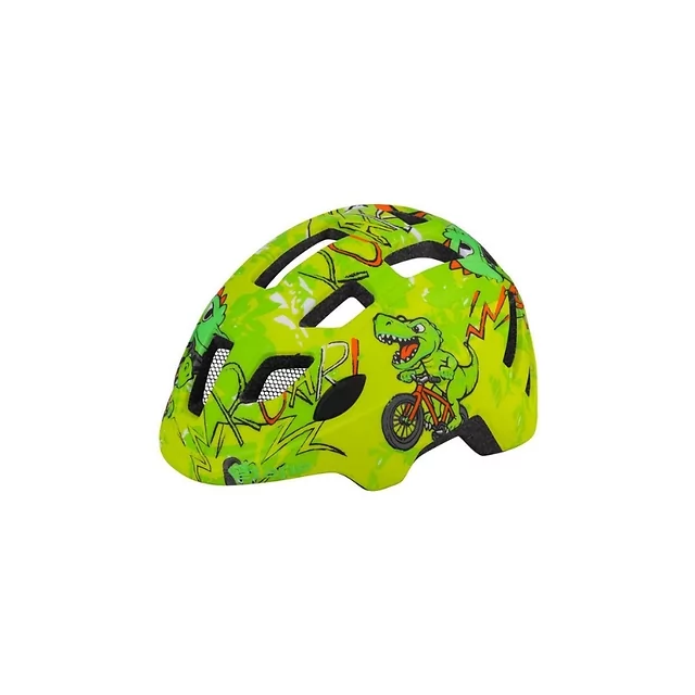 Dziecięcy kask rowerowy Etape Kitty 2.0 ∙ technologia in-mold ∙ siatka przeciw owadom ∙ 14 otworów wentylacyjnych ∙ regulacja ∙ elementy odblaskowe - Zielony