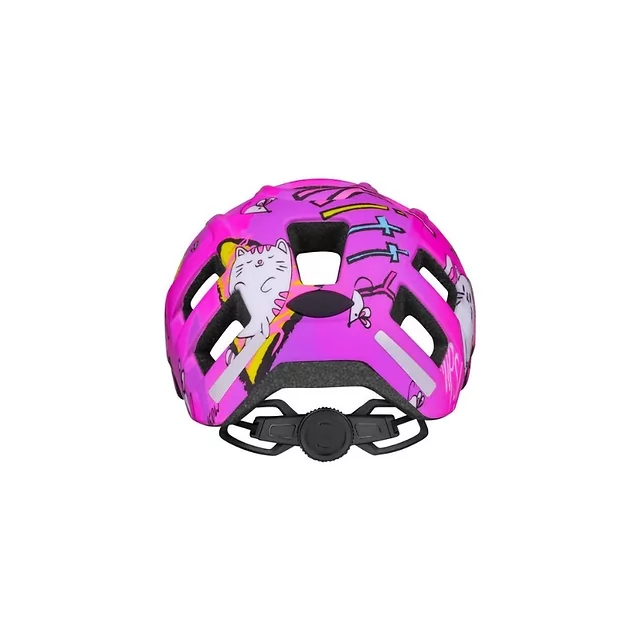 Dziecięcy kask rowerowy Etape Kitty 2.0 ∙ technologia in-mold ∙ siatka przeciw owadom ∙ 14 otworów wentylacyjnych ∙ regulacja ∙ elementy odblaskowe - Zielony