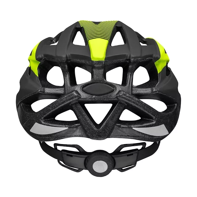Kask rowerowy Etape Twister ∙ 25 otworów wentylacyjnych ∙ siatka na owady ∙ odpinany daszek ∙ elementy odblaskowe - czarno/biały mat