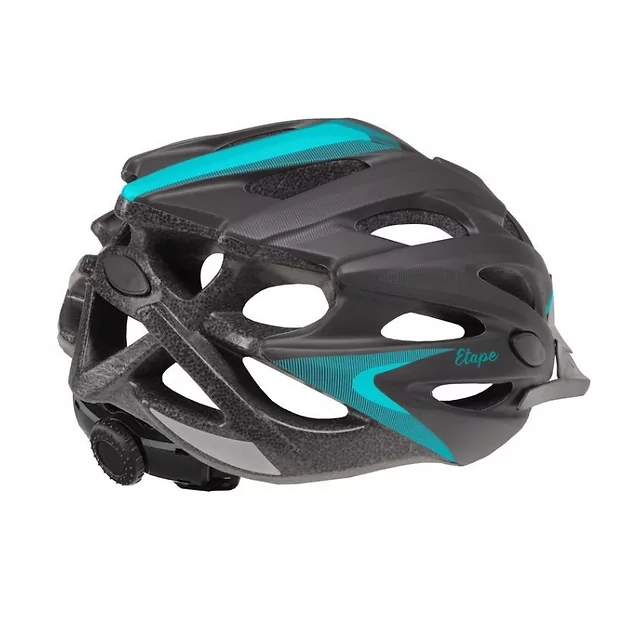Kask rowerowy Etape Venus ∙ siatka przeciw owadom ∙ odpinany daszek ∙ 25 otworów wentylacyjnych ∙ elementy odblaskowe - czarny/miętowy mat