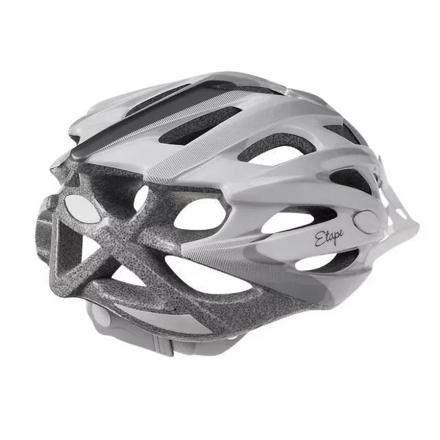 Kask rowerowy Etape Venus ∙ siatka przeciw owadom ∙ odpinany daszek ∙ 25 otworów wentylacyjnych ∙ elementy odblaskowe - czarny/miętowy mat