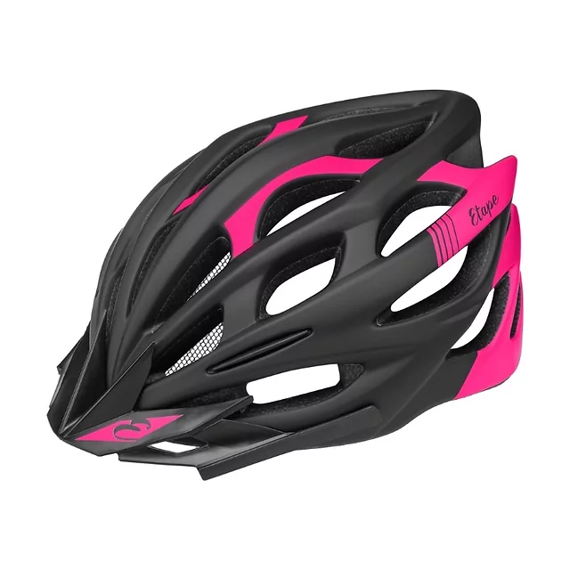 Kask rowerowy Etape Vesper ∙ technologia in-mold ∙ waga 350 g ∙ 23 otwory wentylacyjne ∙ siatka przeciw owadom - biały/szary mat