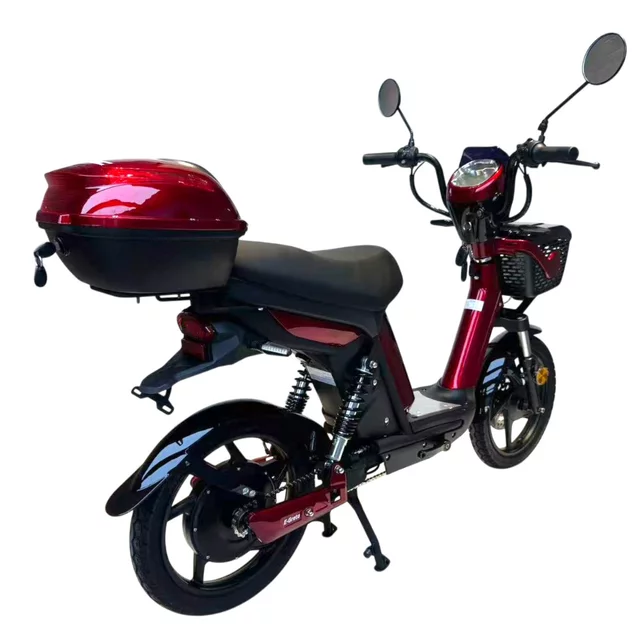 Skuter elektryczny W-TEC E-Greta II 12Ah 18" ∙ silnik 350 W ∙ zasięg do 50 km ∙ nośność 120 kg ∙ akumulator 15 Ah - Czarny