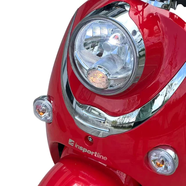 Trójkołowy skuter elektryczny inSPORTline Tarra ∙ dwumiejscowy ∙ 800 W ∙ zasięg do 45 km ∙ nośność 200 kg ∙ bieg wsteczny