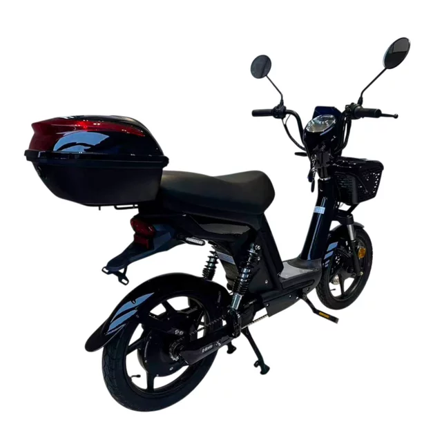 Skuter elektryczny W-TEC E-Greta II 12Ah 18" ∙ silnik 350 W ∙ zasięg do 50 km ∙ nośność 120 kg ∙ akumulator 15 Ah - Czarny
