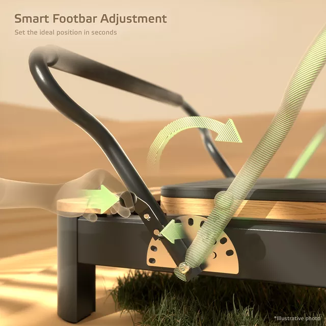 Profesjonalny reformer do pilatesu inSPORTline Comfolder ∙ składany ∙ nośność 150 kg ∙ rama aluminiowa ∙ regulacja oporu