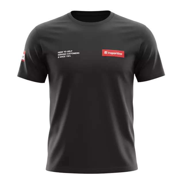 Koszulka męska inSPORTline Signature ∙ 100% bawełna ∙ komfortowy krój ∙ oddychająca ∙ sportowy design